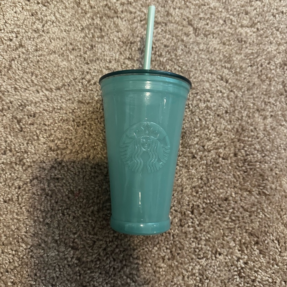 Starbucks Glass Tumbler with Straw